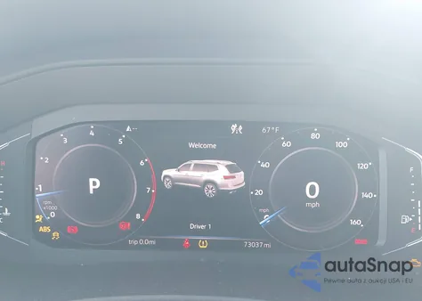 2021 Volkswagen Atlas 3.6L V6 Sel z USA, uszkodzony, nr VIN 1V2BR2CA5MC523418